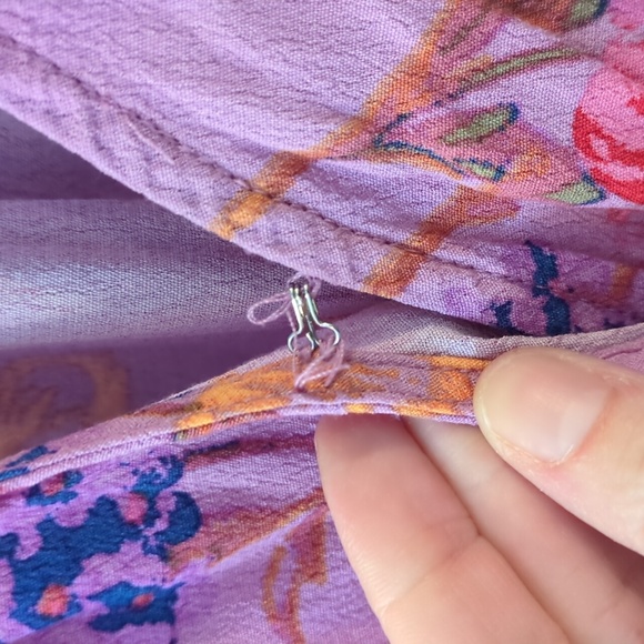 Urban Outfitters Anna Crepe Floral mini Wrap Dress - Picture 8 of 11